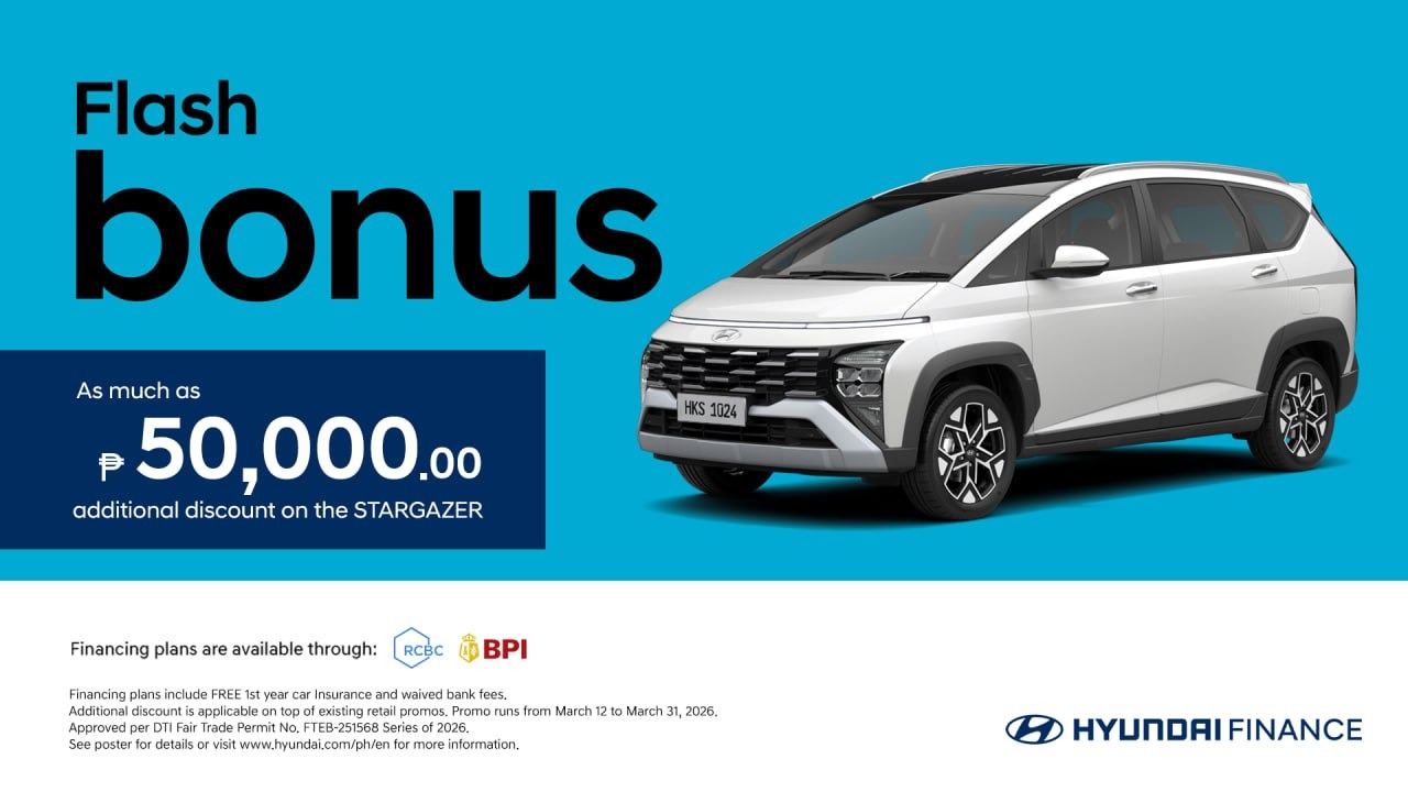 Take Home a Hyundai STARGAZER With the March Flash Bonus Promo